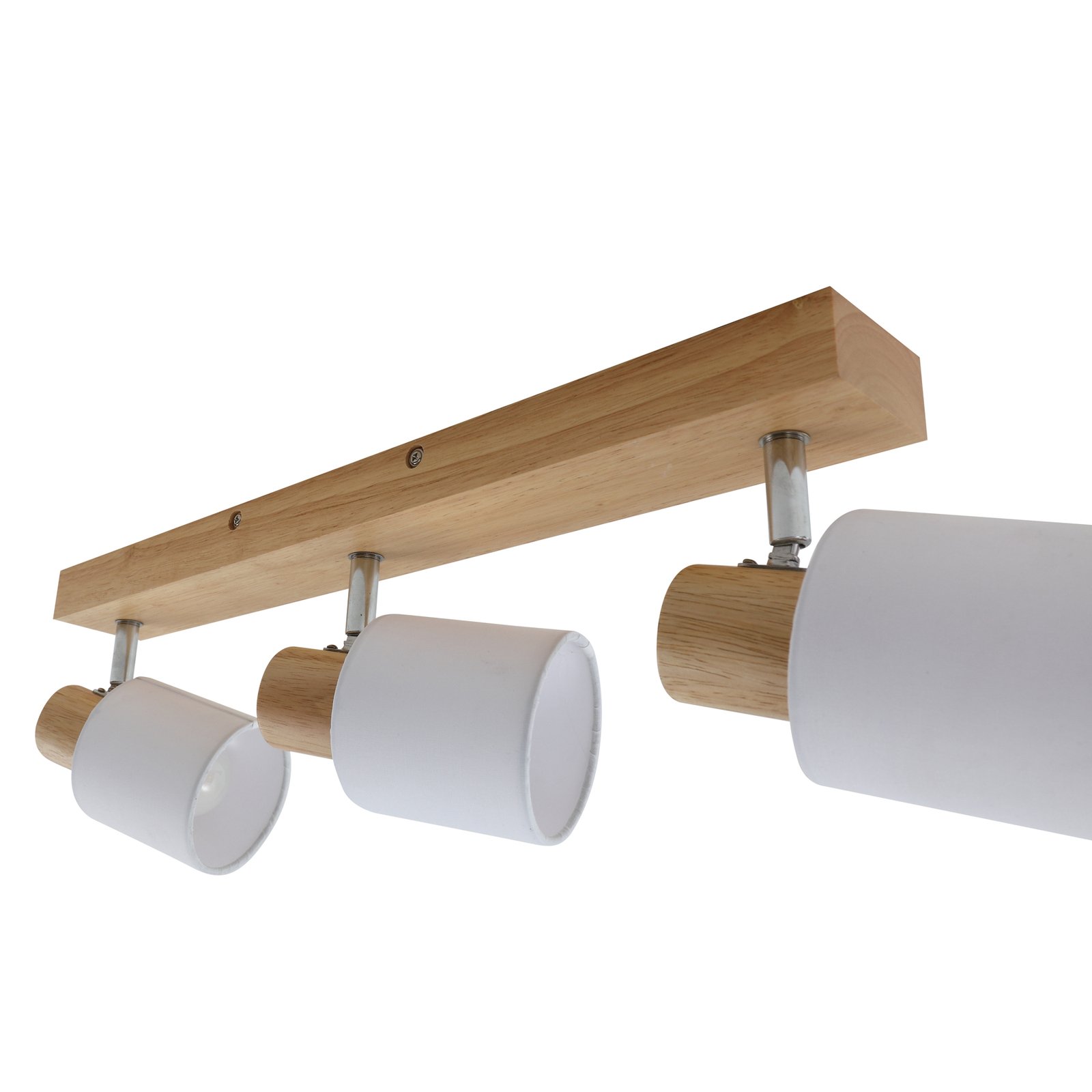 Wanessa 3 Lámpara de Techo Wood/White - Lindby