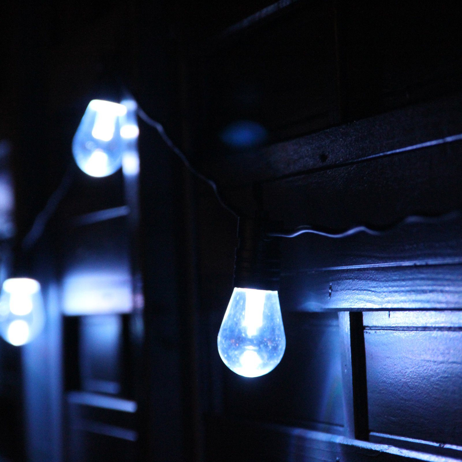 Guirlande LED tinte Stella, 12 lampes, CCT, RVB