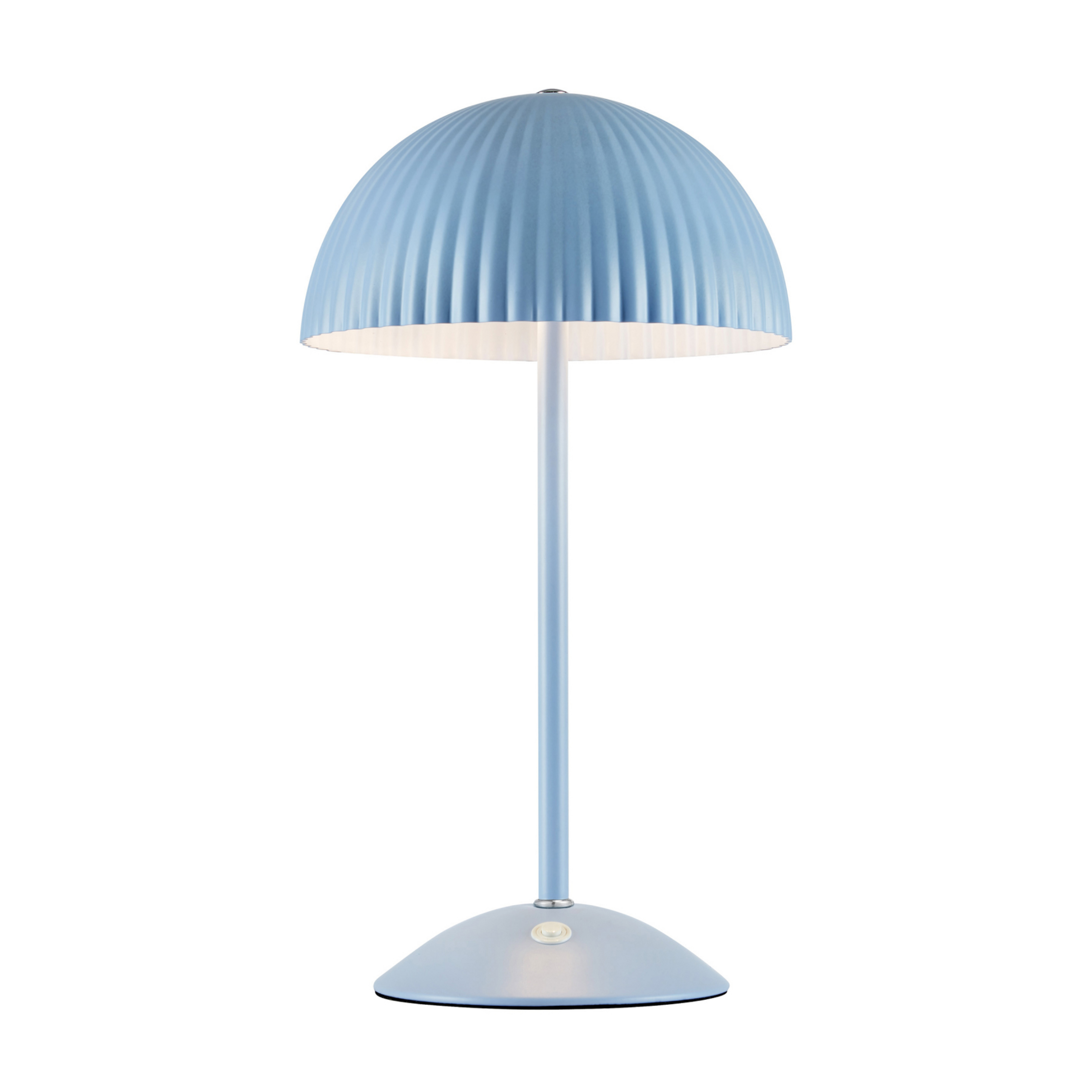 Lampa de masă Zin, albastră, fier, înălțime 35,5 cm, G9 - Markslöjd