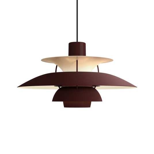 Závěsné světlo PH 5 500 Monochrome Burgundy – Louis Poulsen