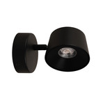 Direction Short LED-væglampe, sort, 9 cm, touch-dæmpning, Antidark