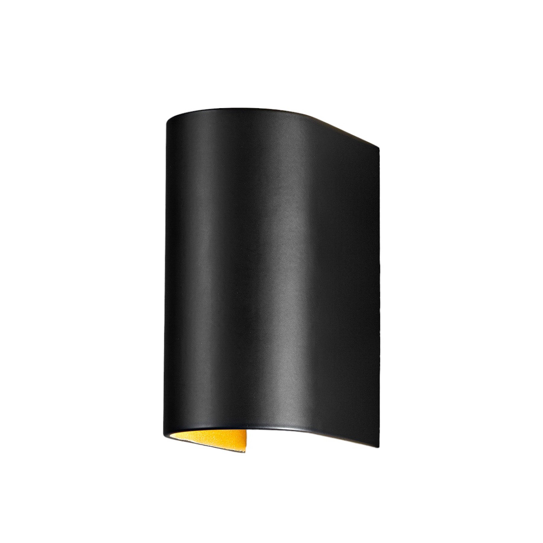 Candeeiro de parede LED Egger DLS Feeling, preto-dourado