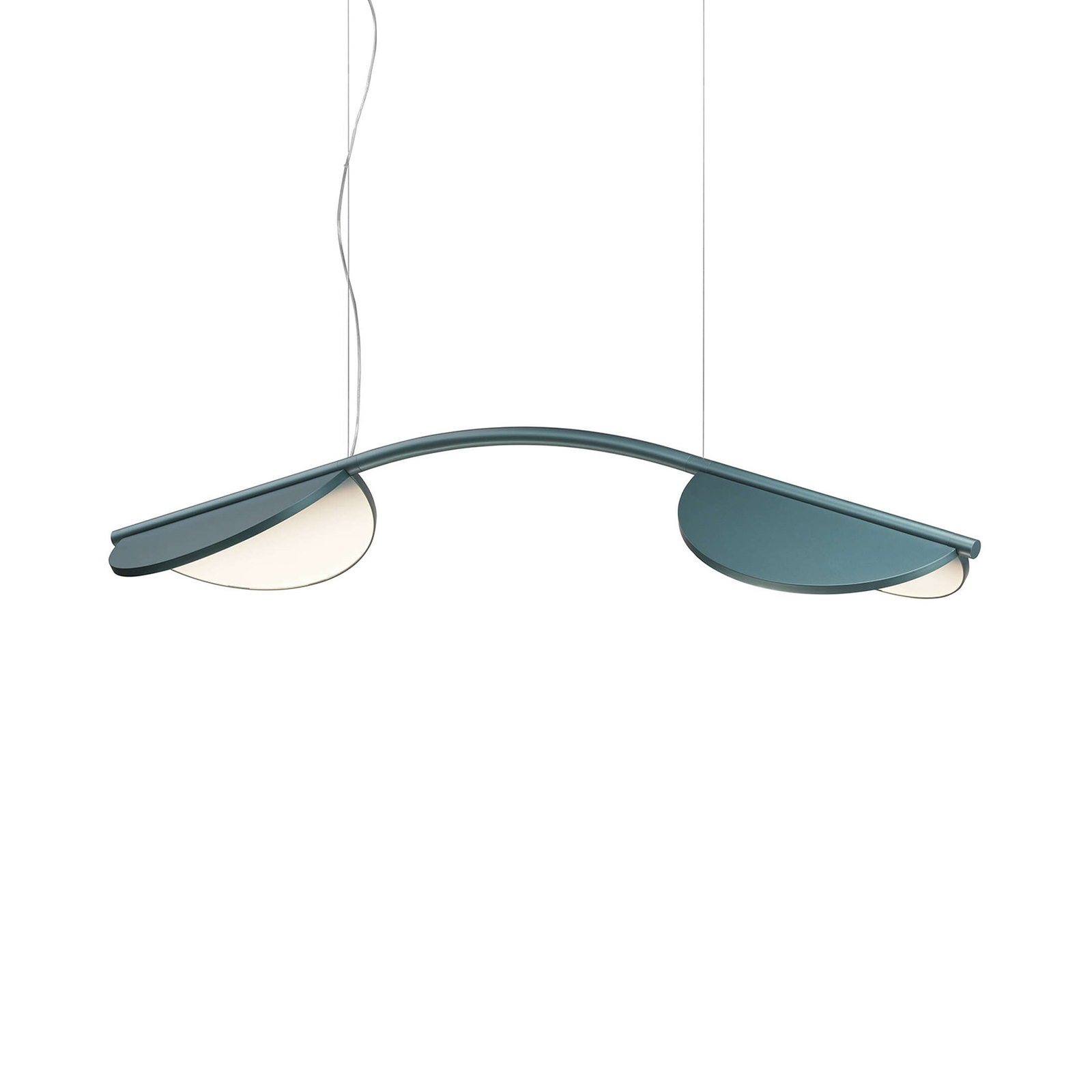 FLOS Almendra Arch LED hanging light, two-bulb