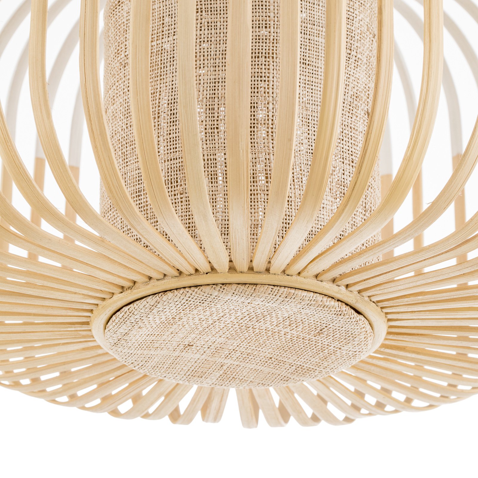 Лампа за таван Forestier Bamboo Light S 35cm бяла