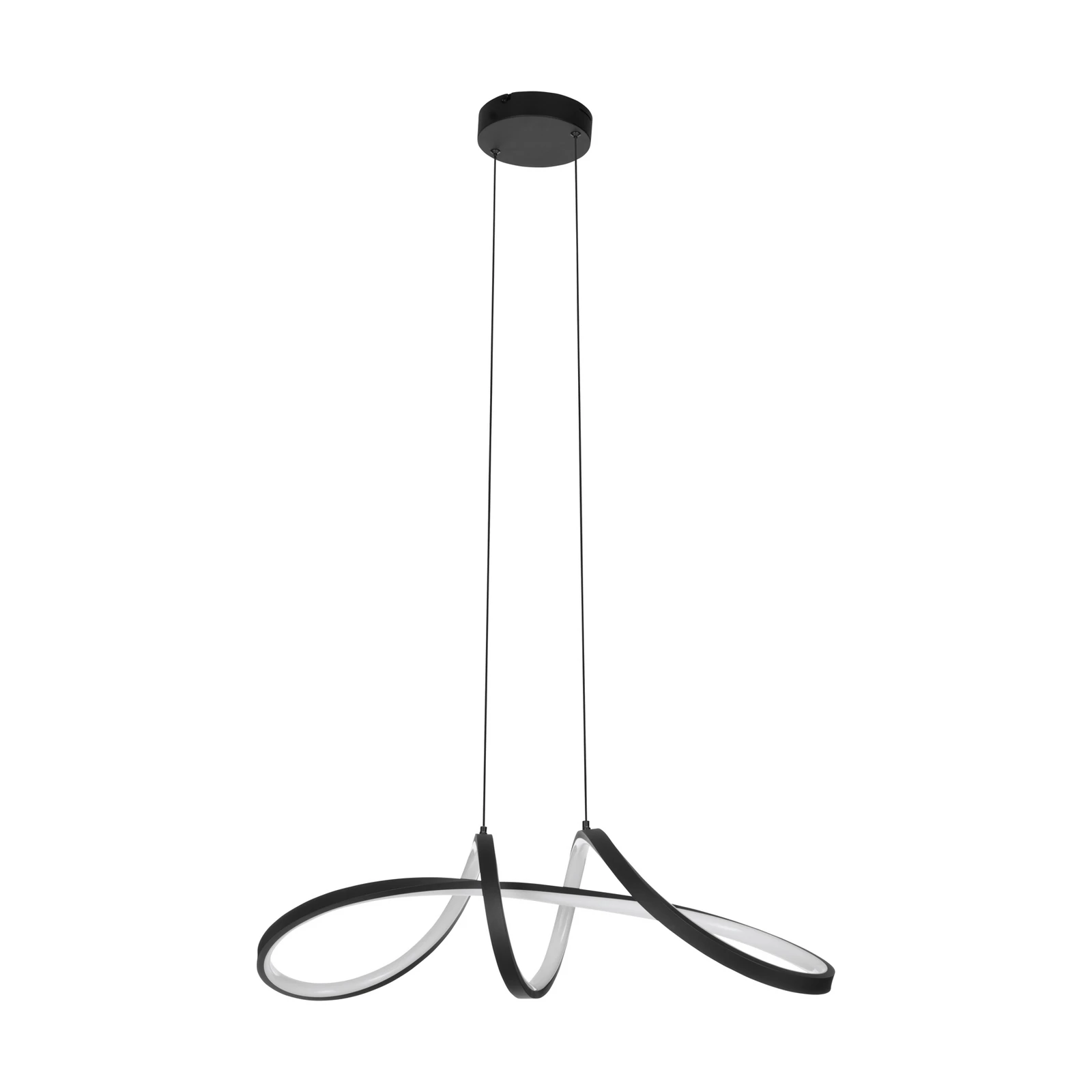 EGLO connect LED-Hängeleuchte Calarossa-Z, schwarz, Alu