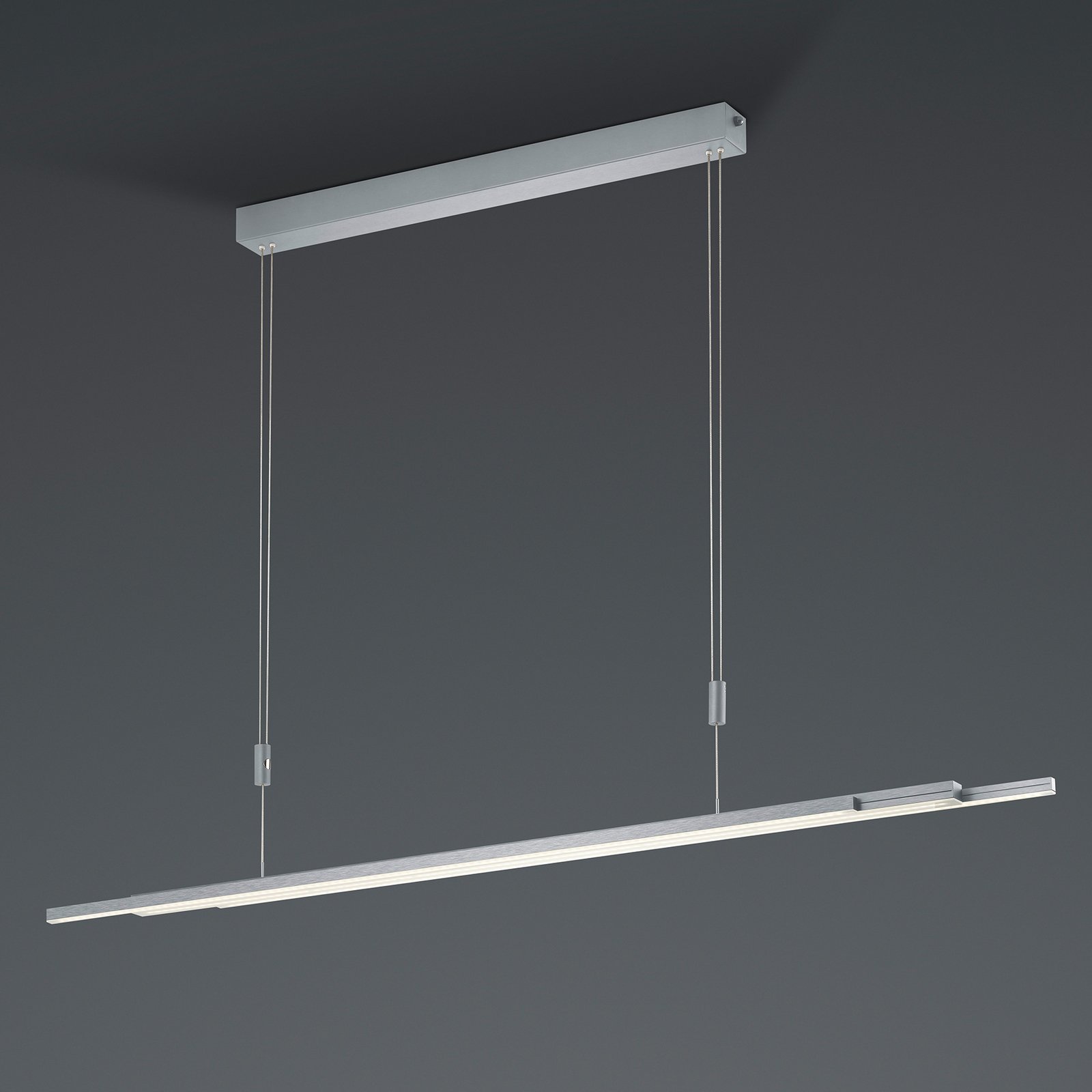 LED hanging light Lightline ZigBee up/down nickel 3m suspension system