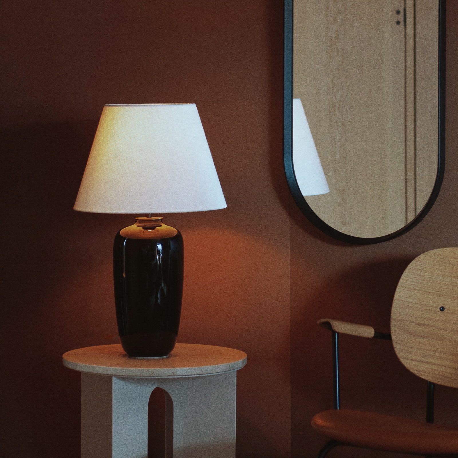 Torso Bordlampe Black 57 - Menu
