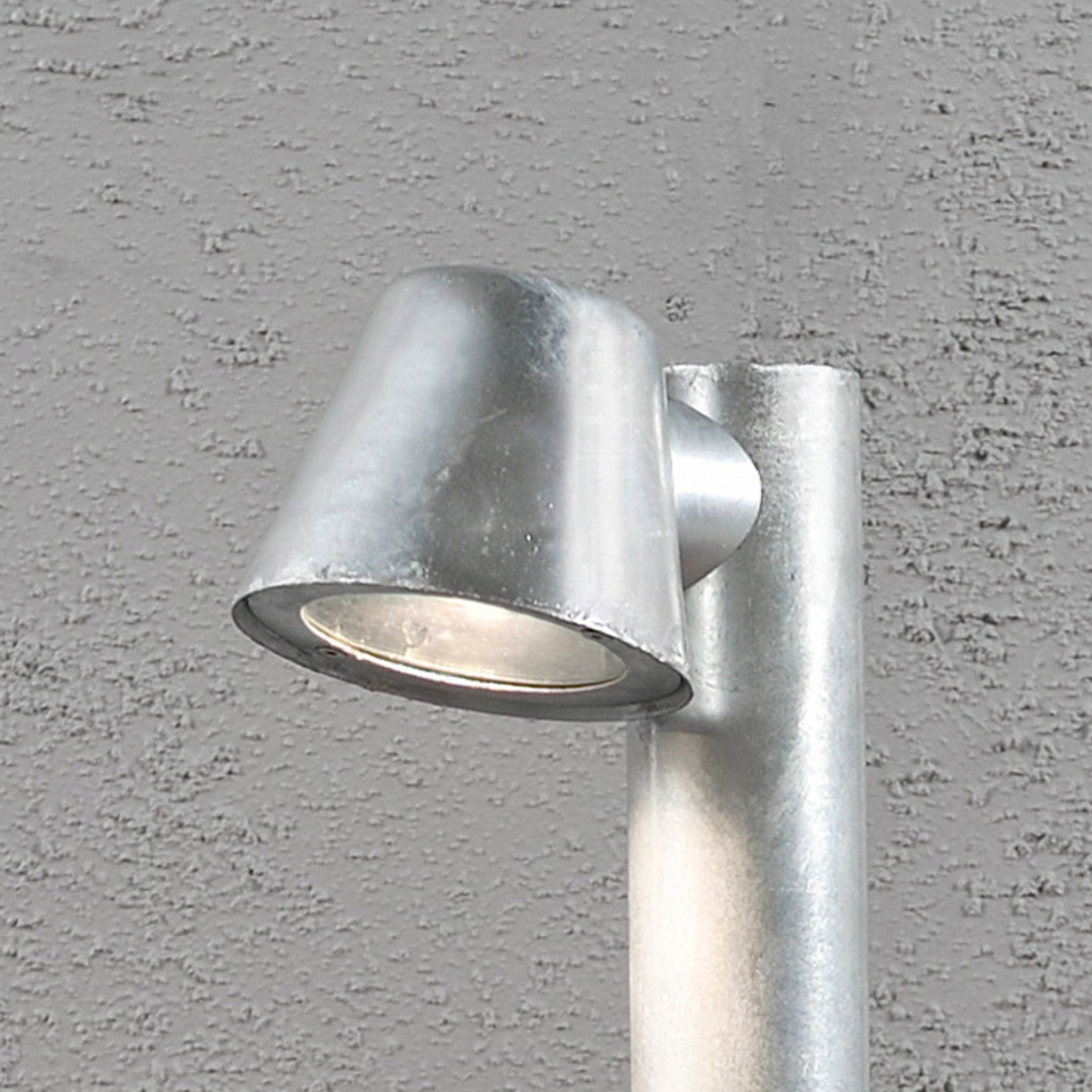 Trieste gadelampe af stål, galvaniseret
