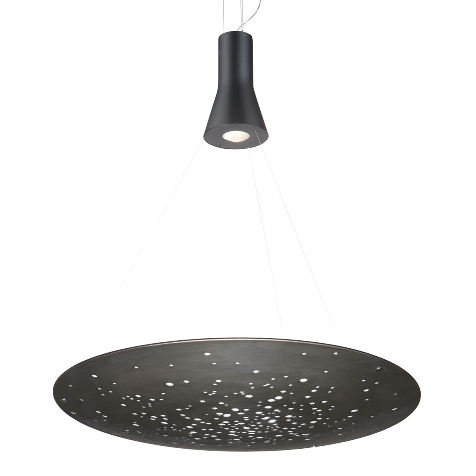Fabbian Lens LED-Hängeleuchte Ø 90 cm