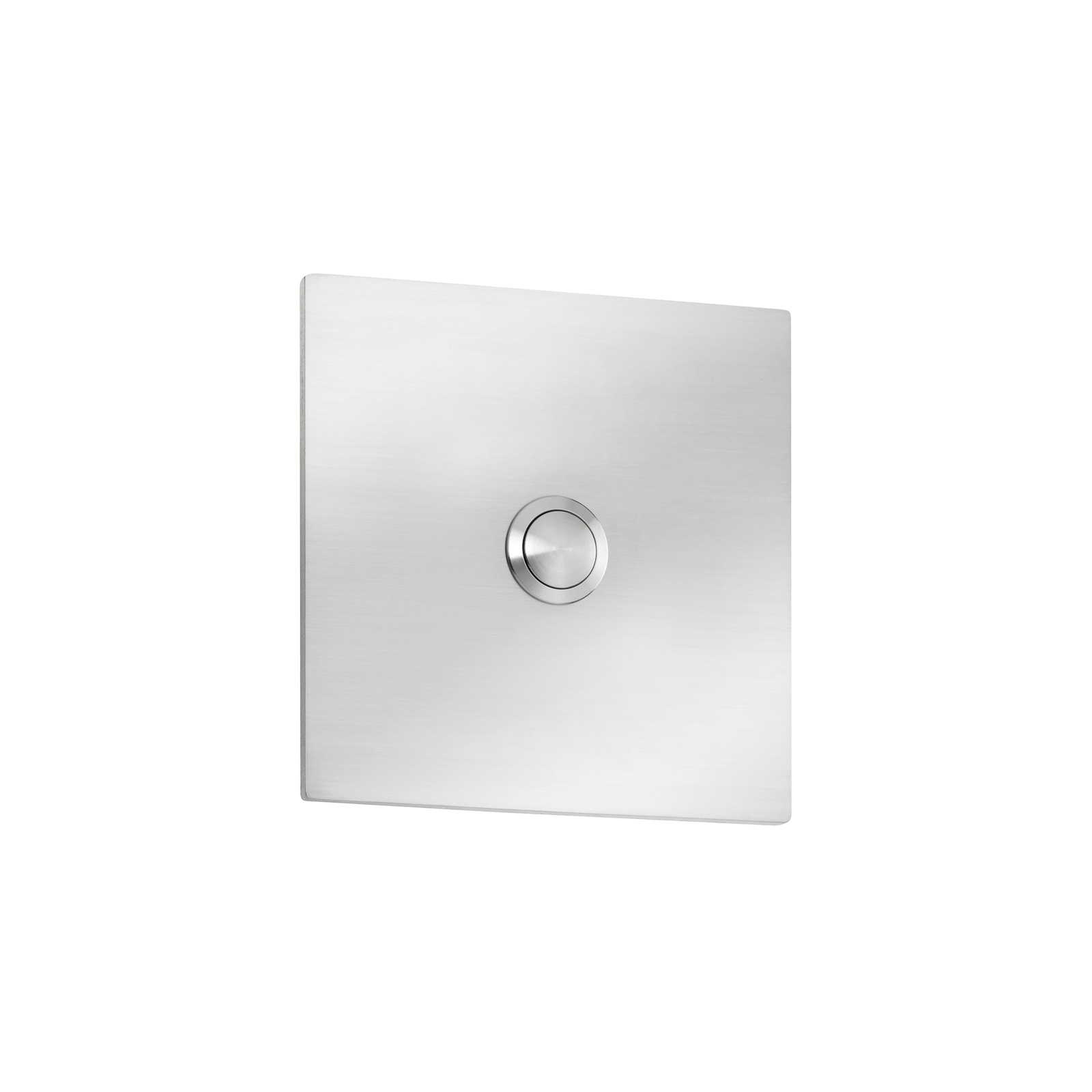 Grande doorbell plate made of stainless steel