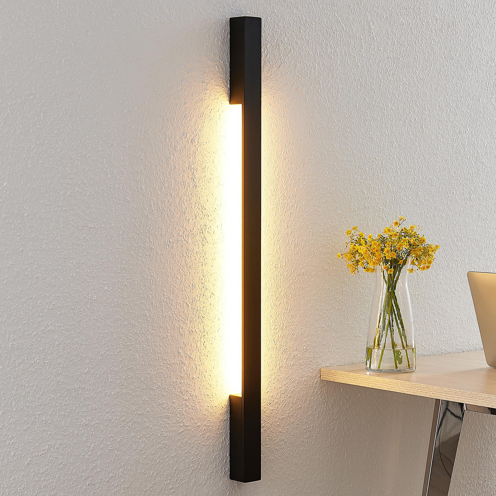 Arcchio Ivano LED wall light 91 cm black