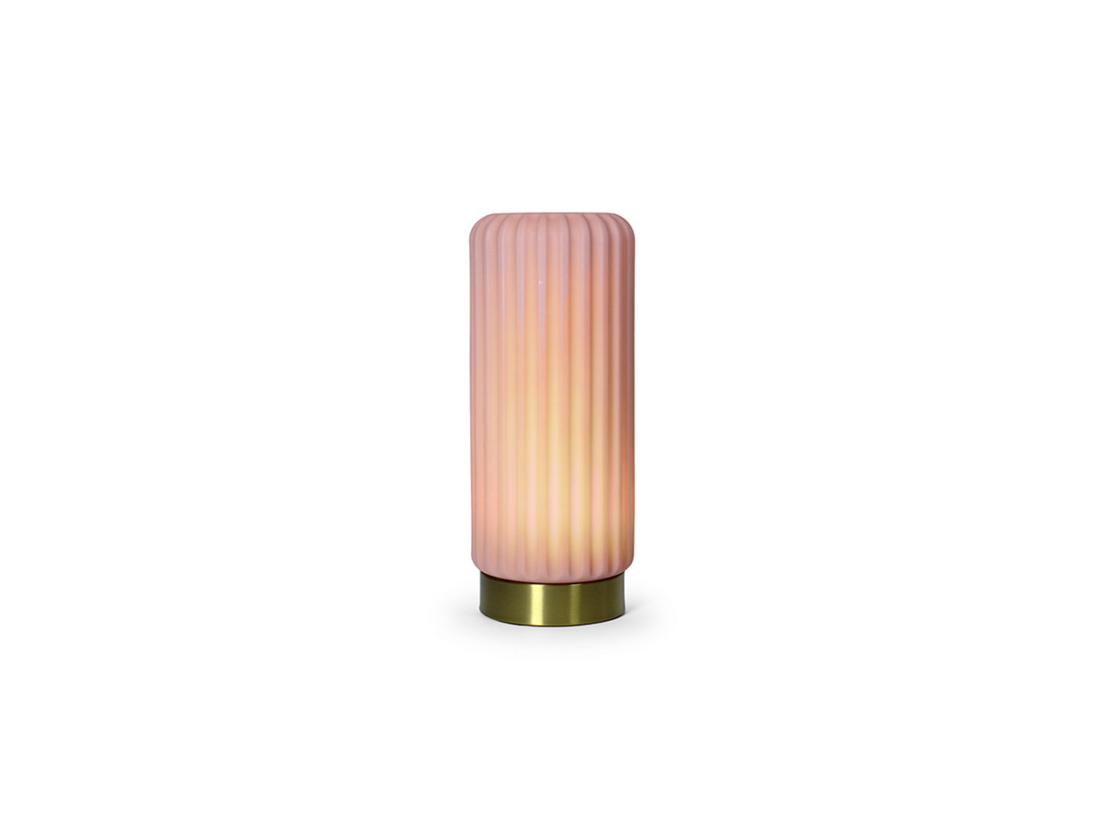 Dentelles 29 Portable Bordslampa Ø12 Strawberry/Gold - Atelier Pierre