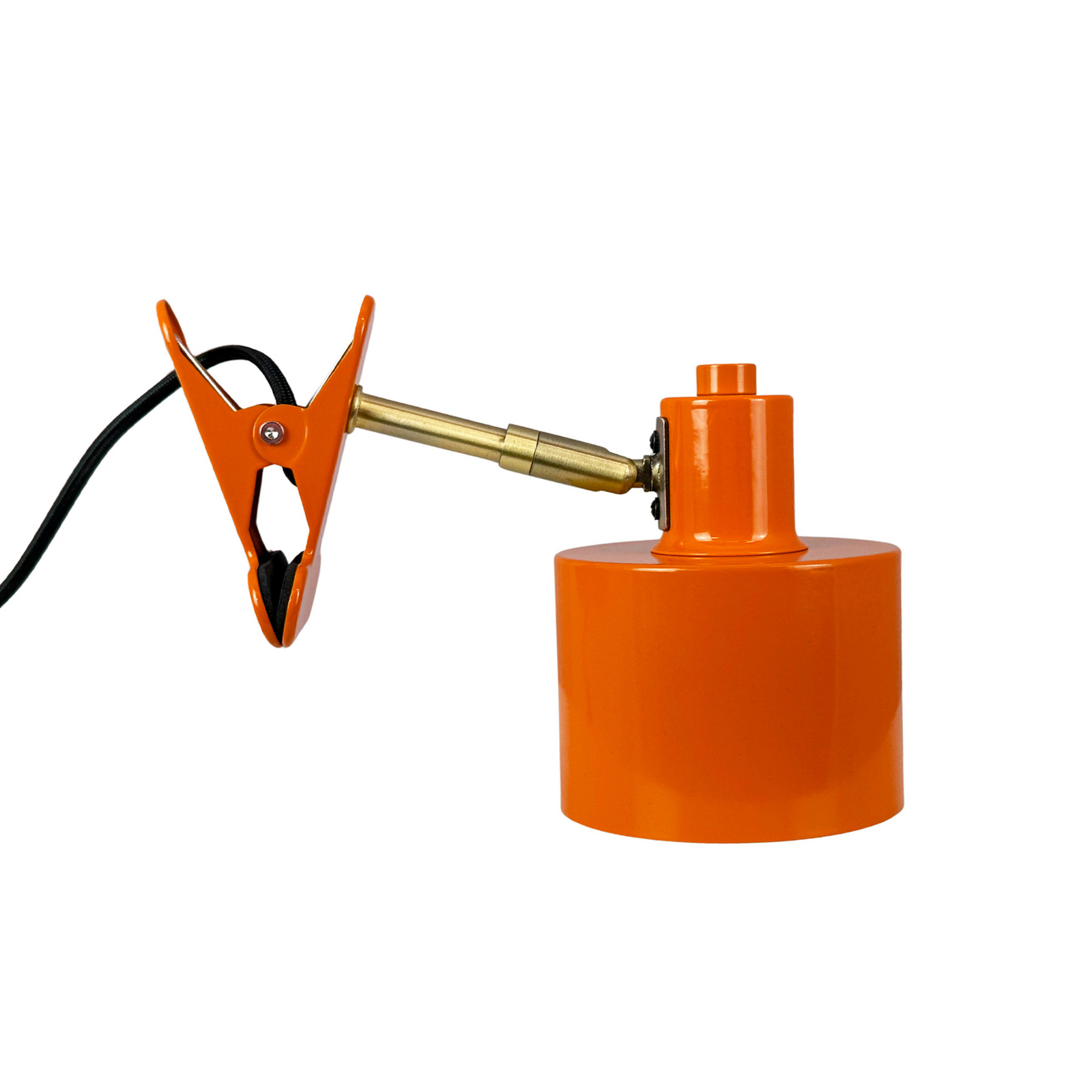 Ocean klemlamp, oranje, E14, metaal - Dyberg Larsen Ocean klemlamp, oranje, E14, metaal - Dyberg Larsen