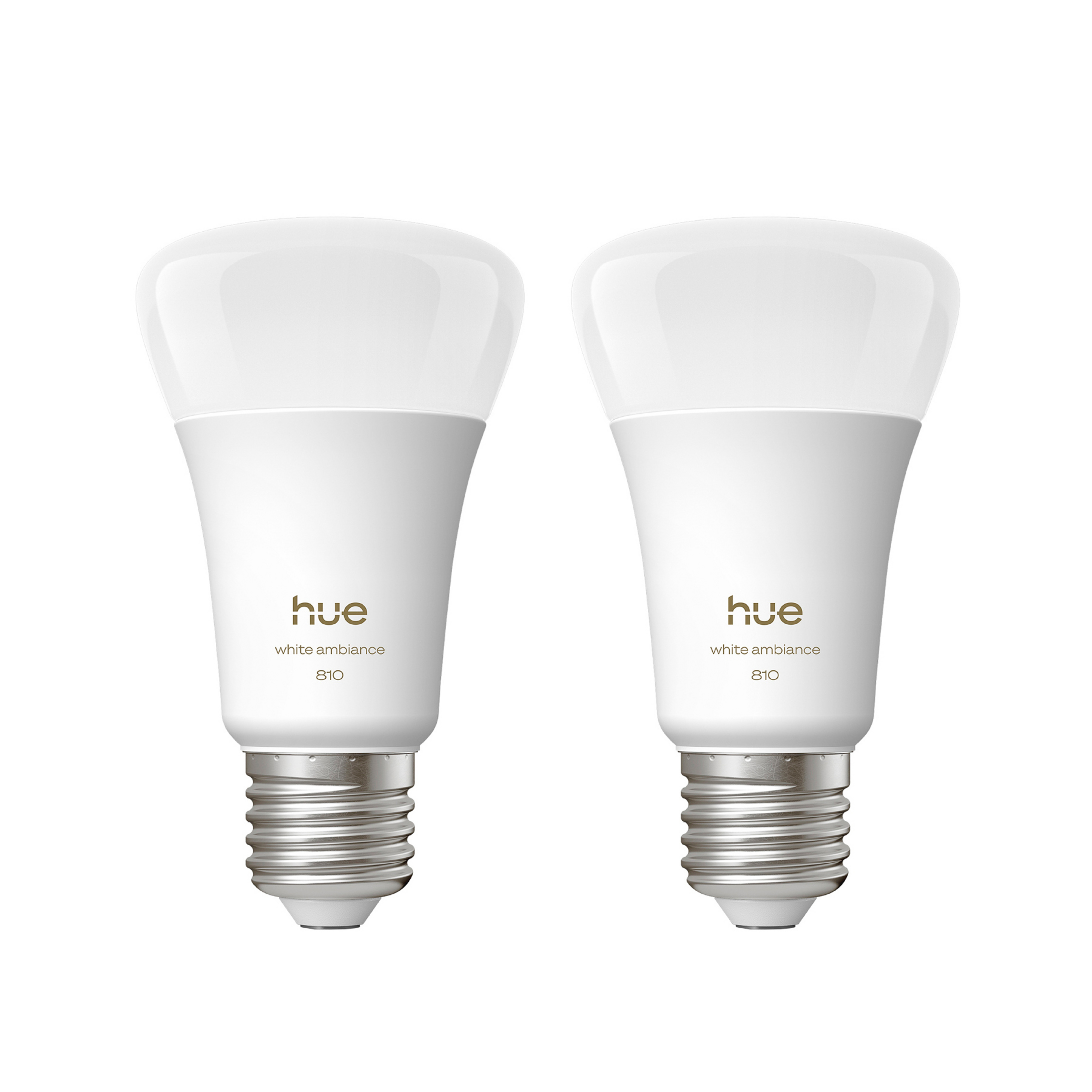 White Ambiance Smart E27 LED 6 W 810lm CCT 2er - Philips Hue