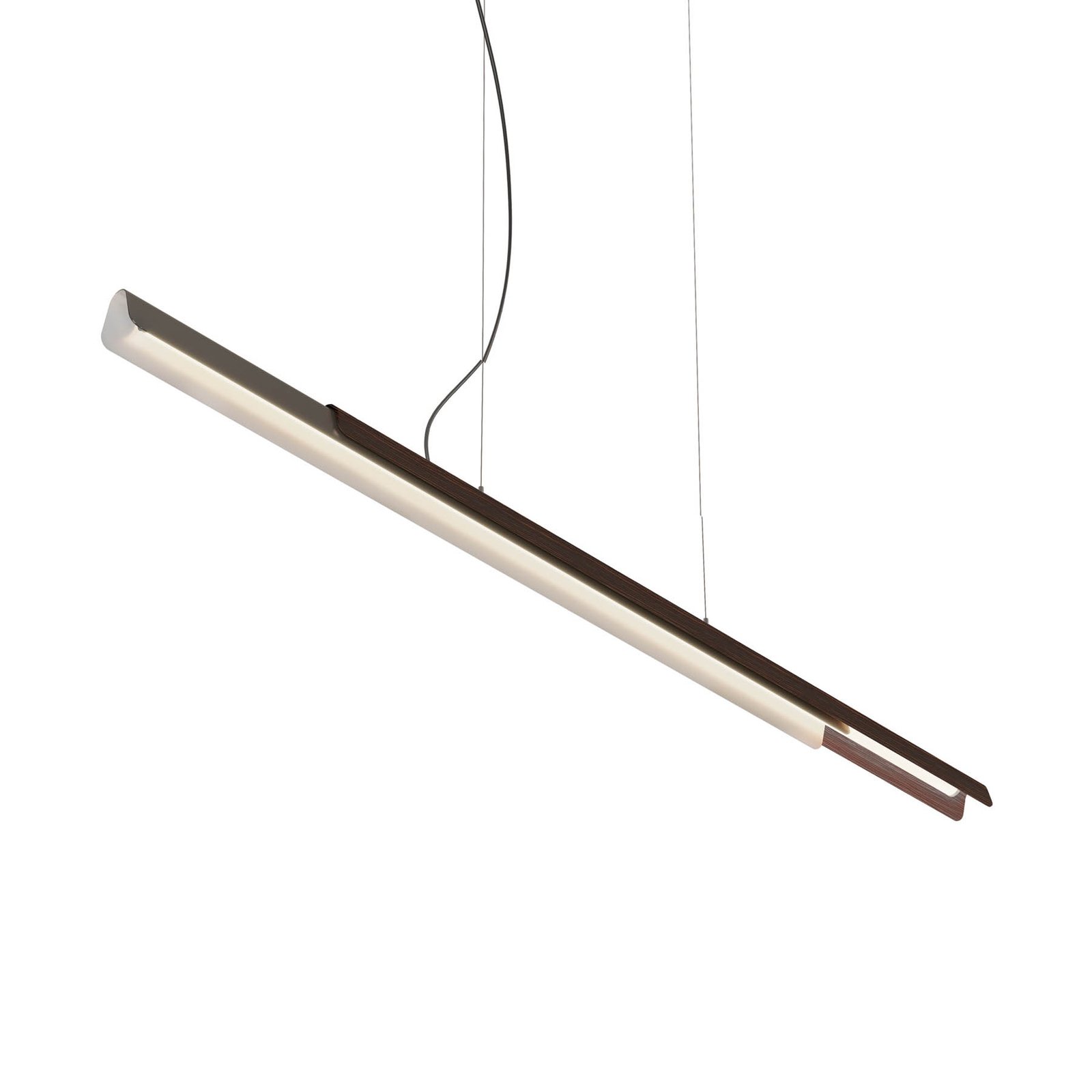 Dala Linear Pendelleuchte 2700K Dark Grey/Wood - KDLN