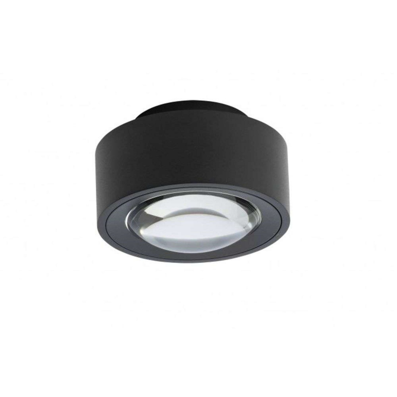 Easy Lens W120 Aplică de Perete/Plafonieră Dim-to-Warm 1800-2700K Negru - Antida