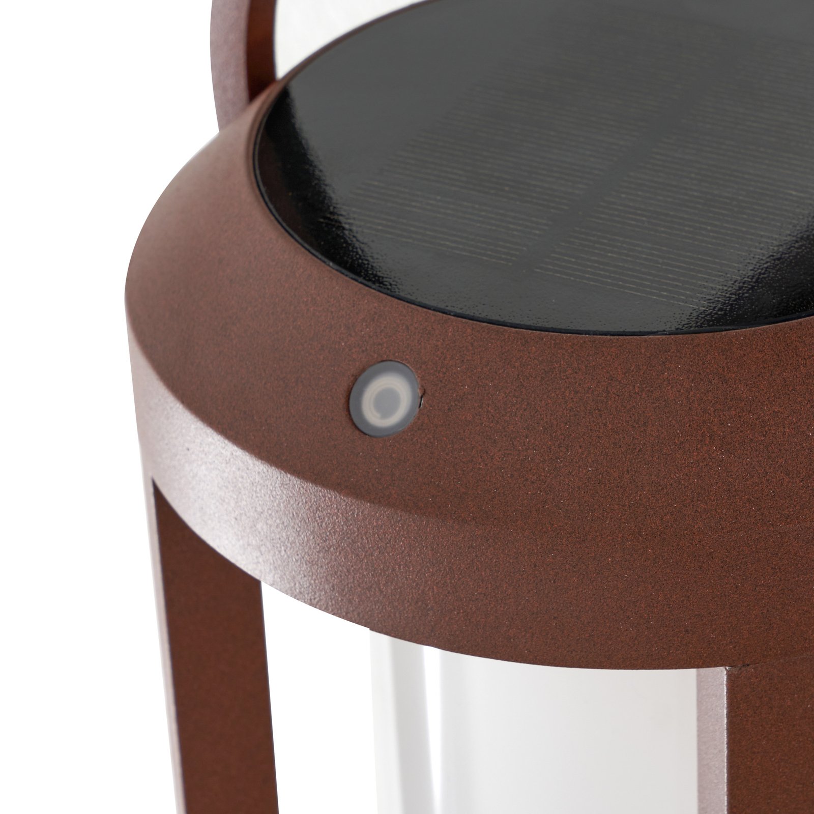 Tilena Round Lampe à cellule solaire Rouille - Lucande