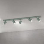 Loftspot Sean, lysegrøn, 5 lyskilder, aluminium, GU10