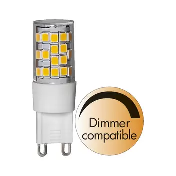 Ampoule à broche LED G9 3 W continu 2 700 K dim