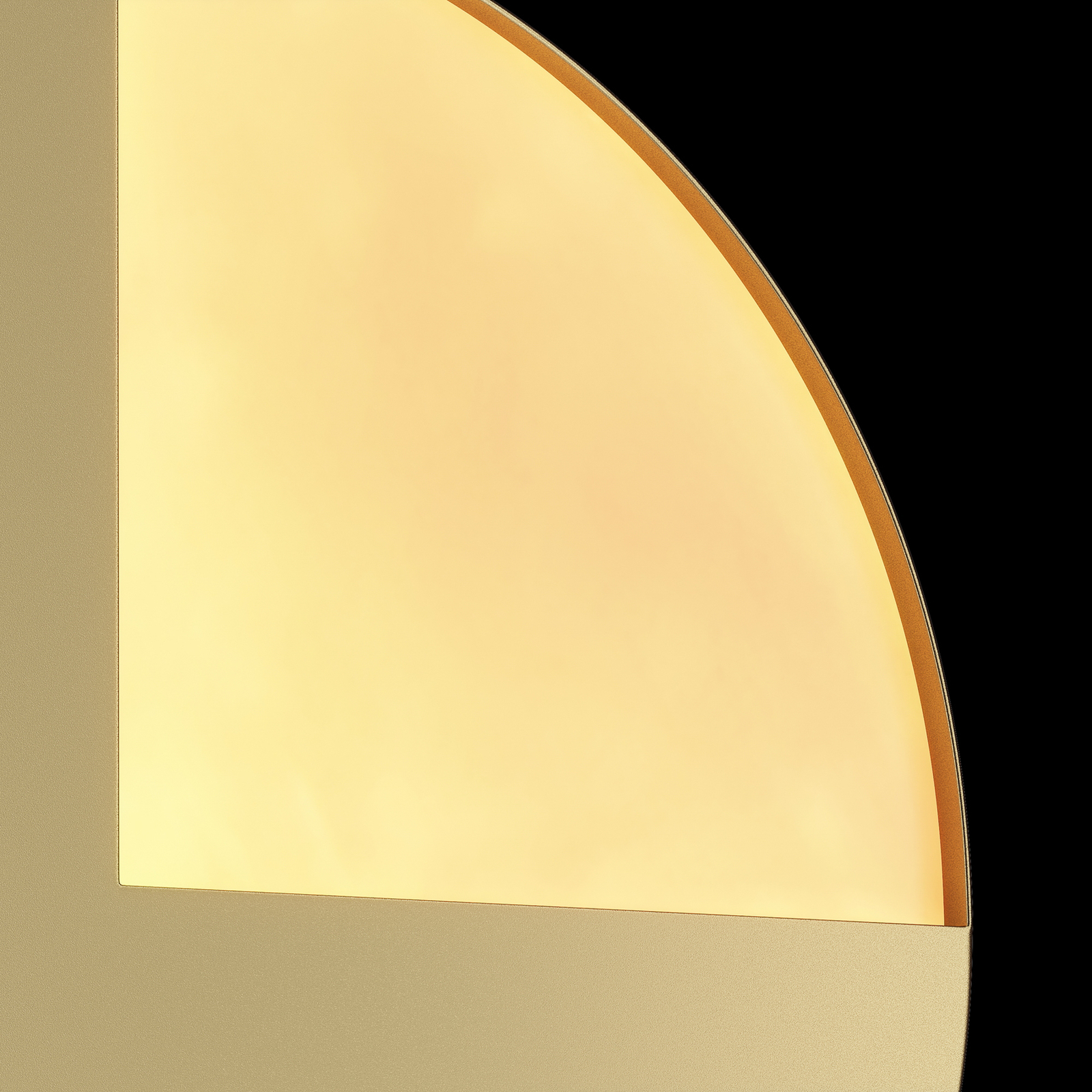 Nástěnné svítidlo Maytoni Jupiter LED, zlatá barva, Ø 18,4 cm