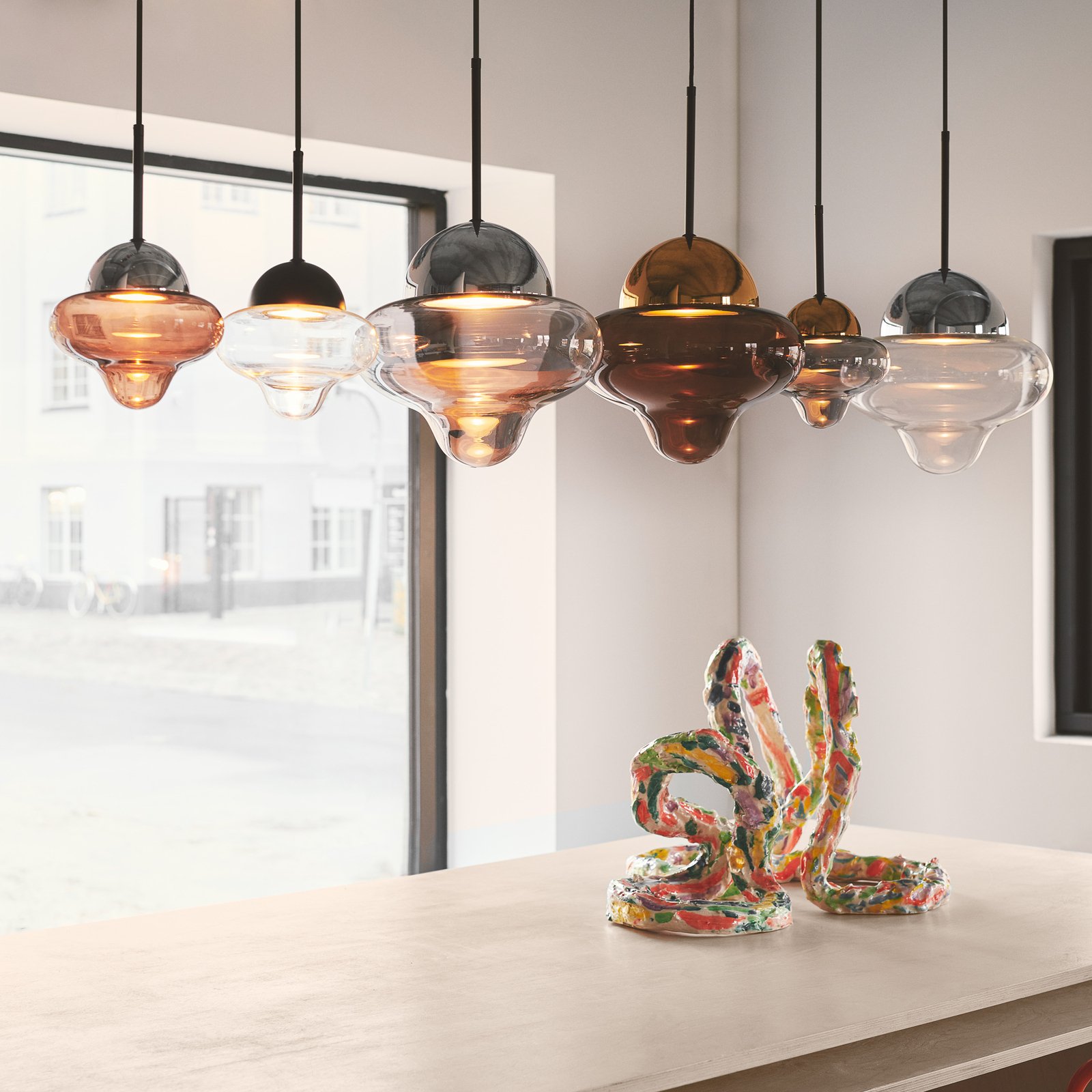 Nutty Hanglamp Brown/Gold - Design By Us