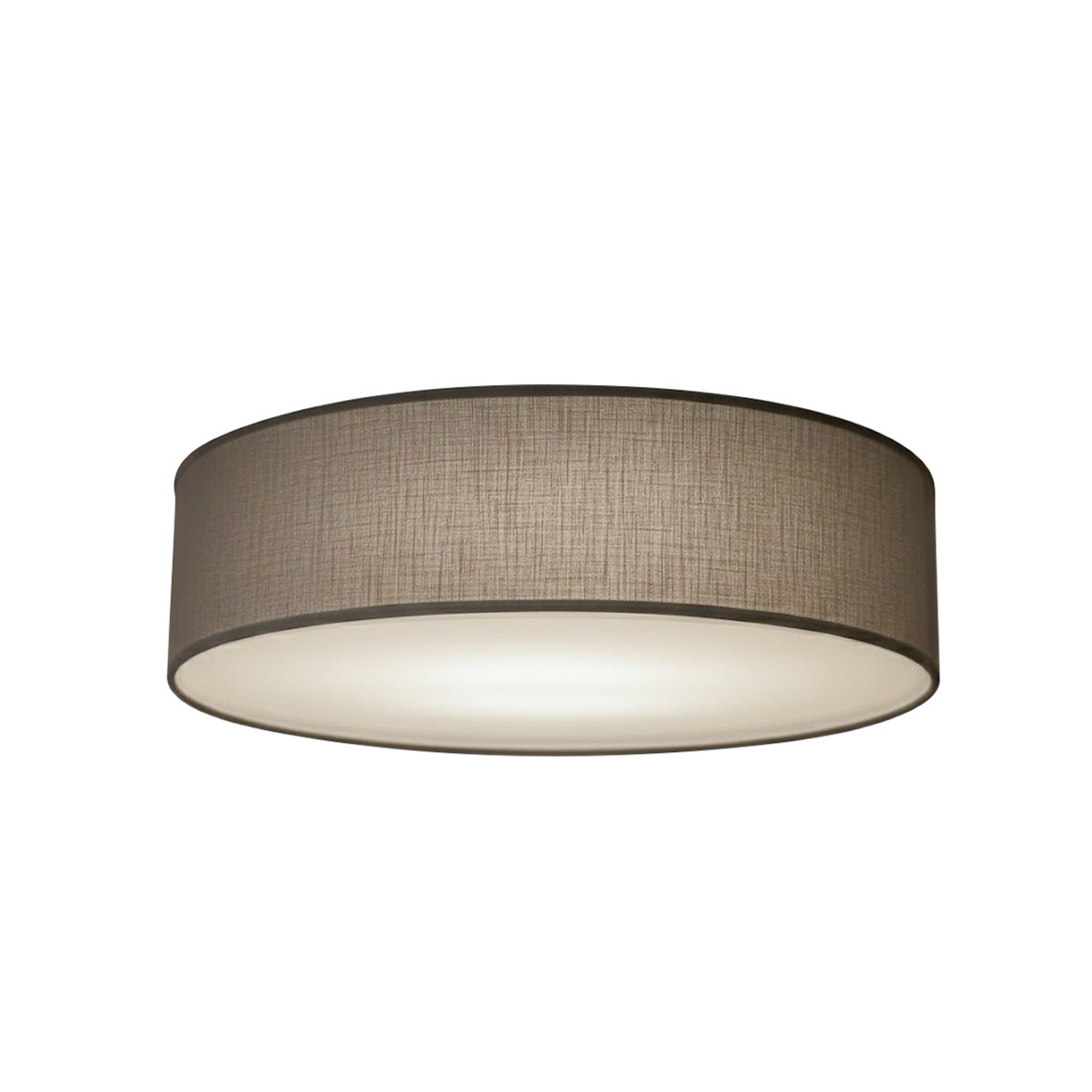 Plafonnier Marshall, gris, Ø 50 cm, métal/rotin Plafonnier Marshall, gris, Ø 50 cm, métal/rotin
