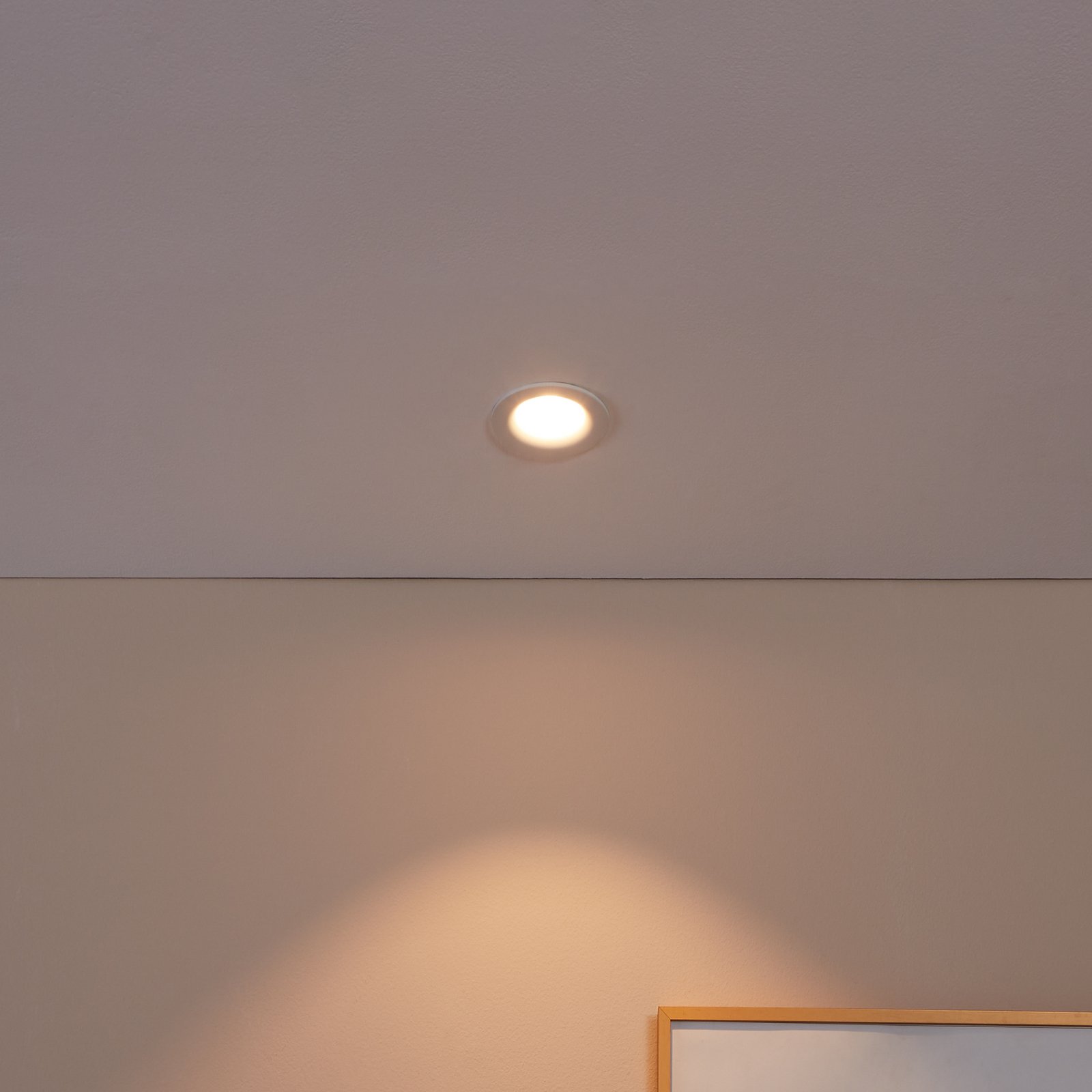 LED padziļinājumā iebūvēts prožektors Saliceto apaļš ciets 2 700K balts