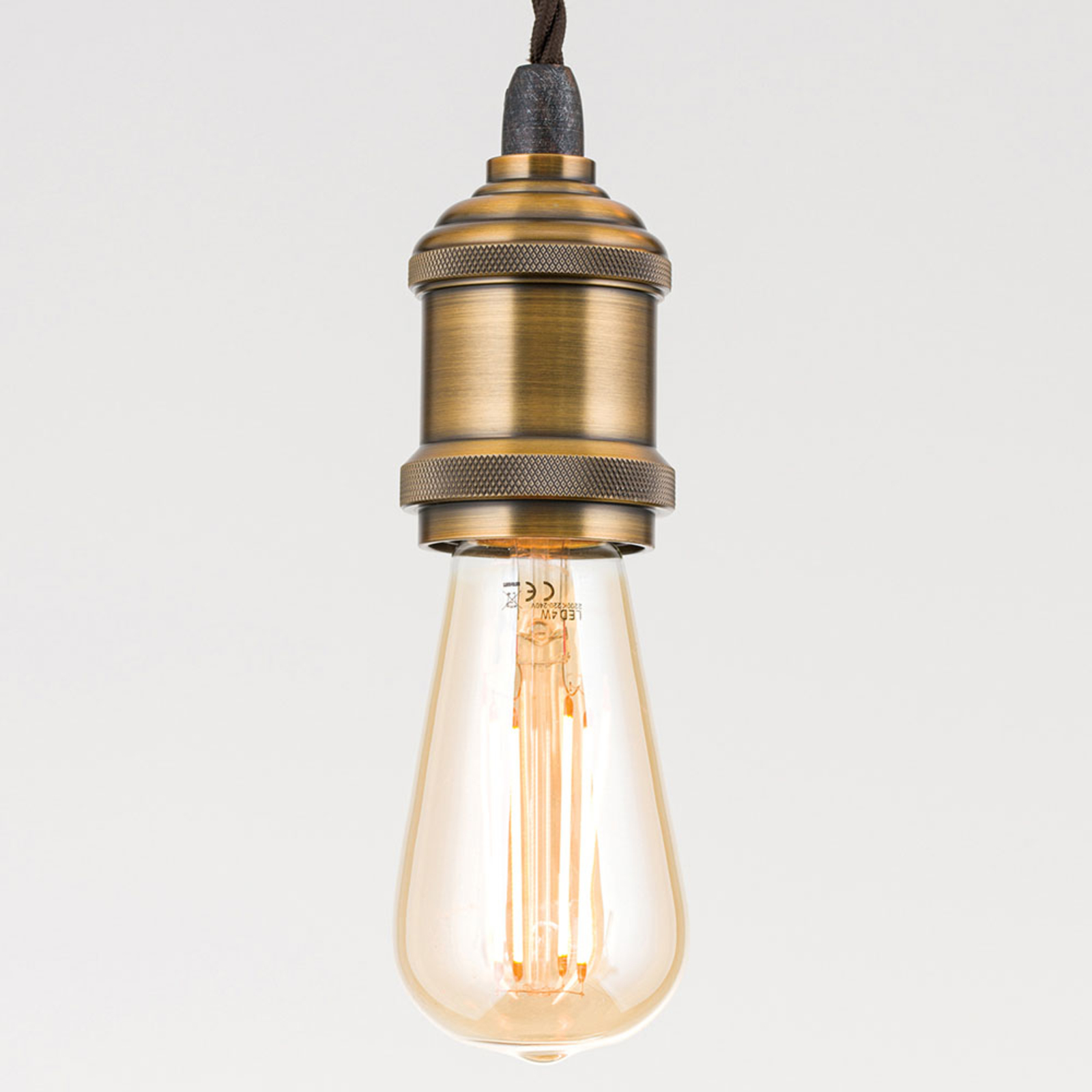 Lámpara colgante Cellar en diseño vintage, 3 luces