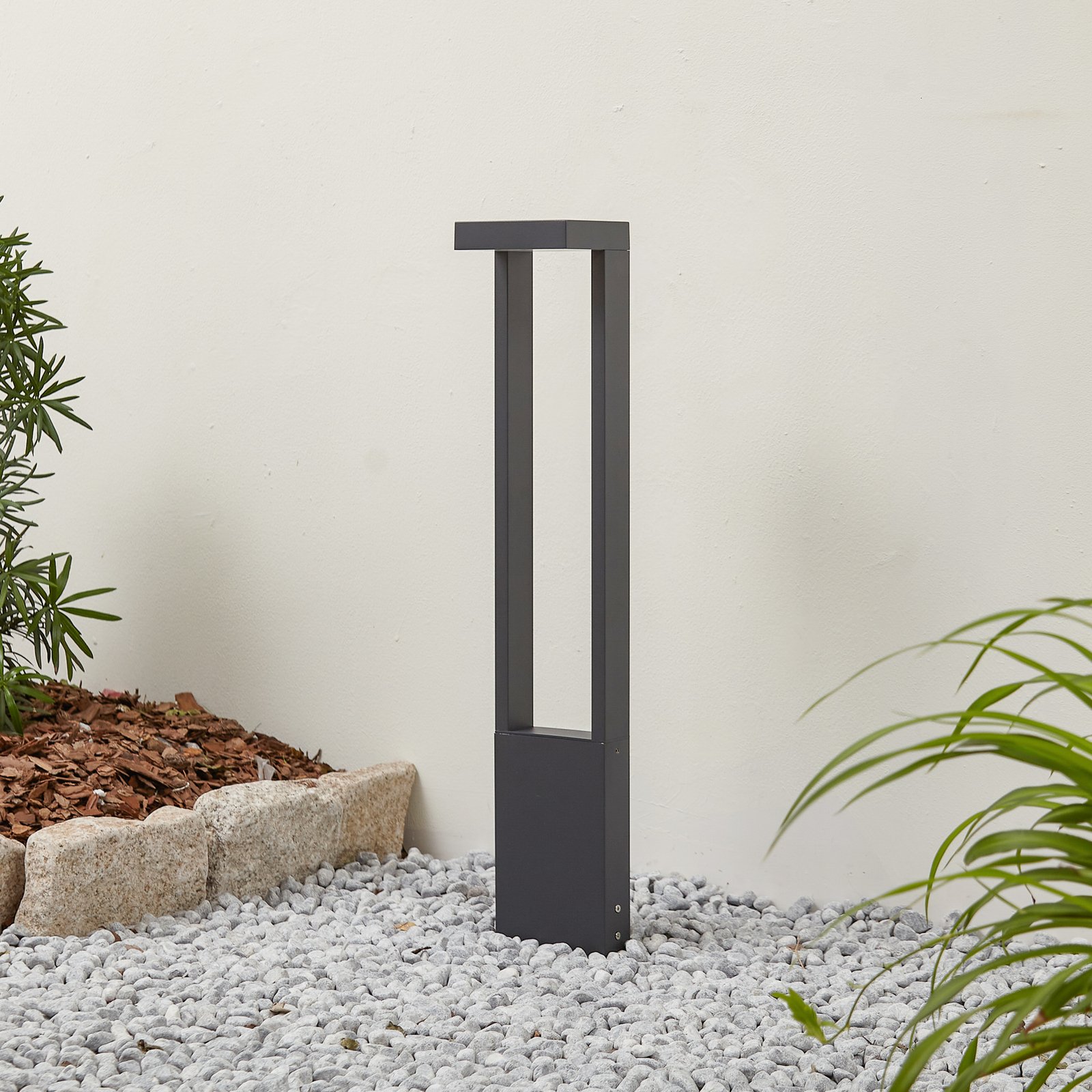 Lindby LED-Wegeleuchte Lonete, Höhe 65 cm, anthrazit, IP65
