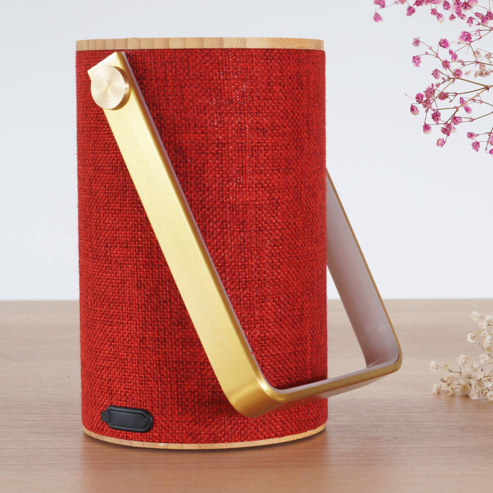 LOOM DESIGN Silo 1 dekorasjonslys BT-speaker rød