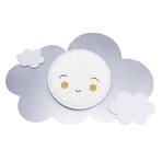 LED wall light picture cloud Starlight Smile silver