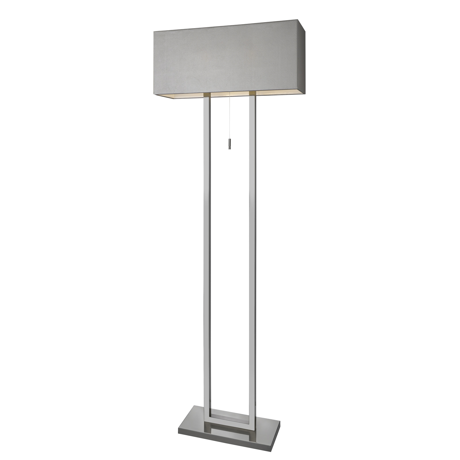 Villeroy & Boch Marrakesh floor lamp, for Living / Dining Room, metal, fabric, E27, 60 W, energy efficiency: A++, L: 60 cm, W: 20 cm, H: 169 cm