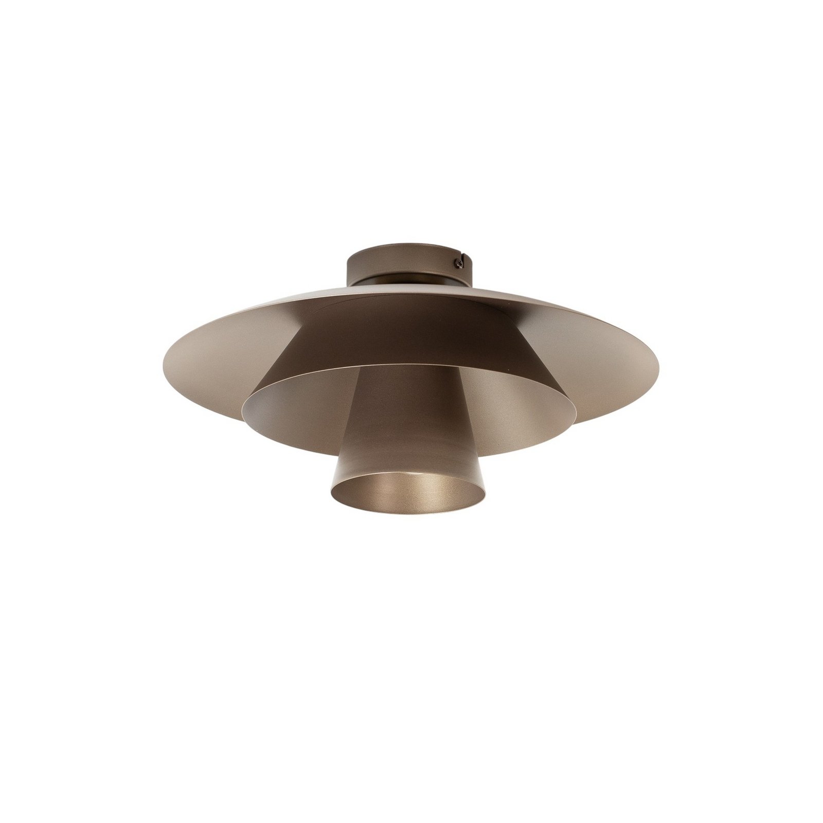 Deckenleuchte Plato, titan, Metall, Ø 38 cm, E27