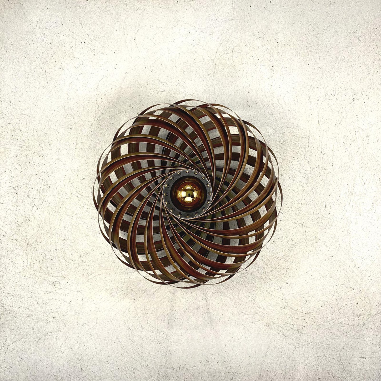 Gofurnit Veneria fali lámpa, dió, Ø 50 cm