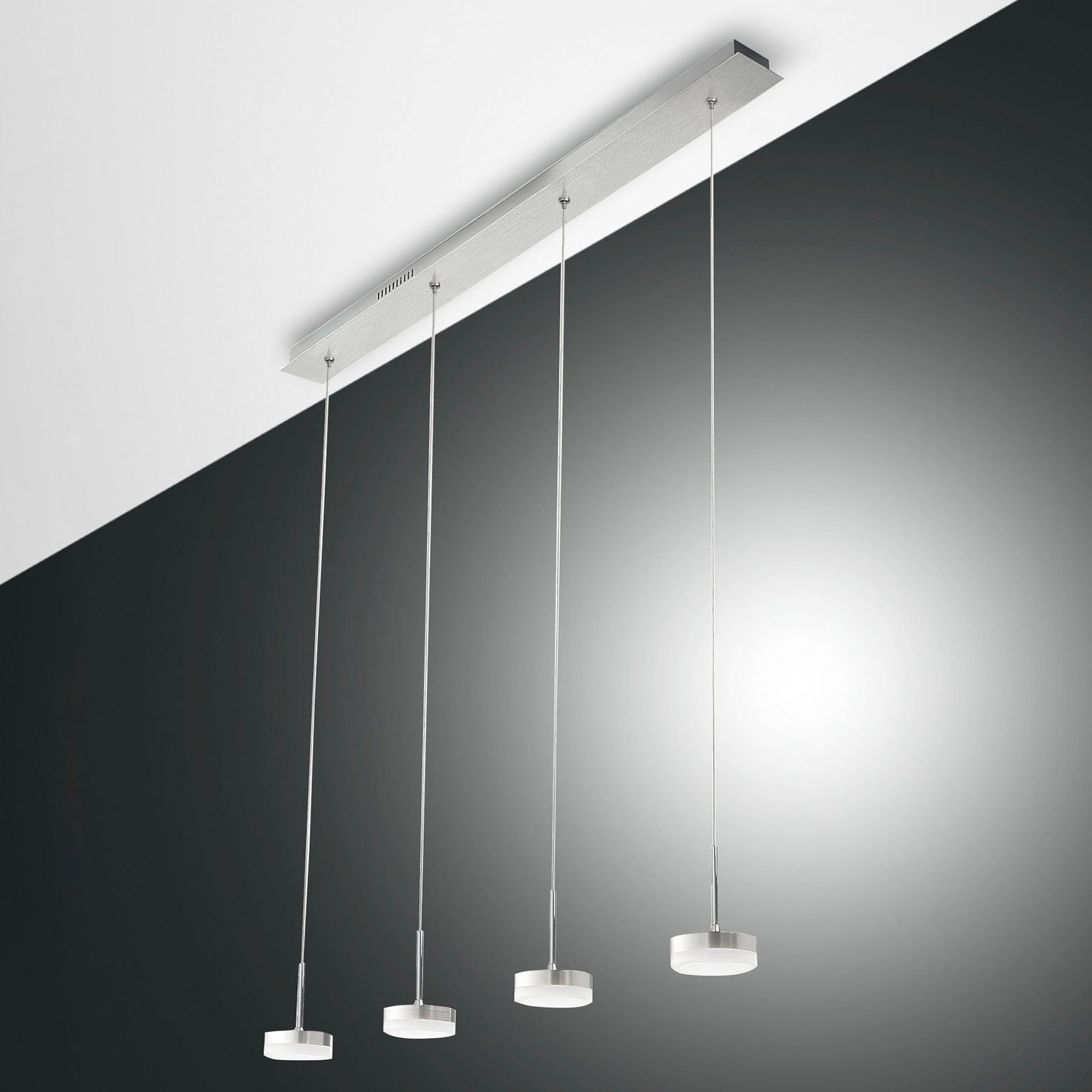 LED závěsné světlo Dunk, čtyři zdroje