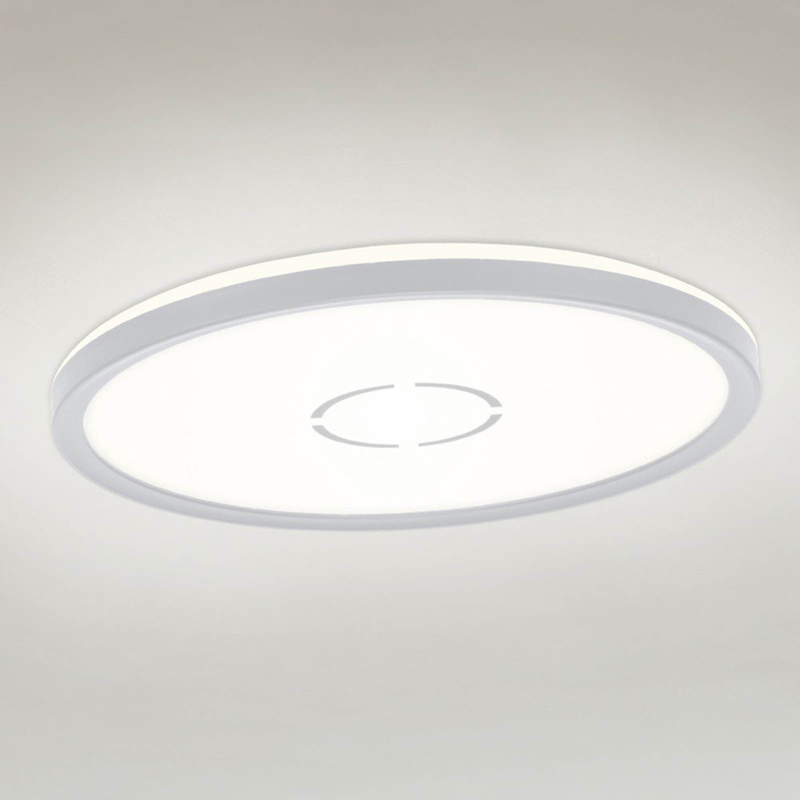 Lampa sufitowa LED Free, Ø 29 cm, srebrna