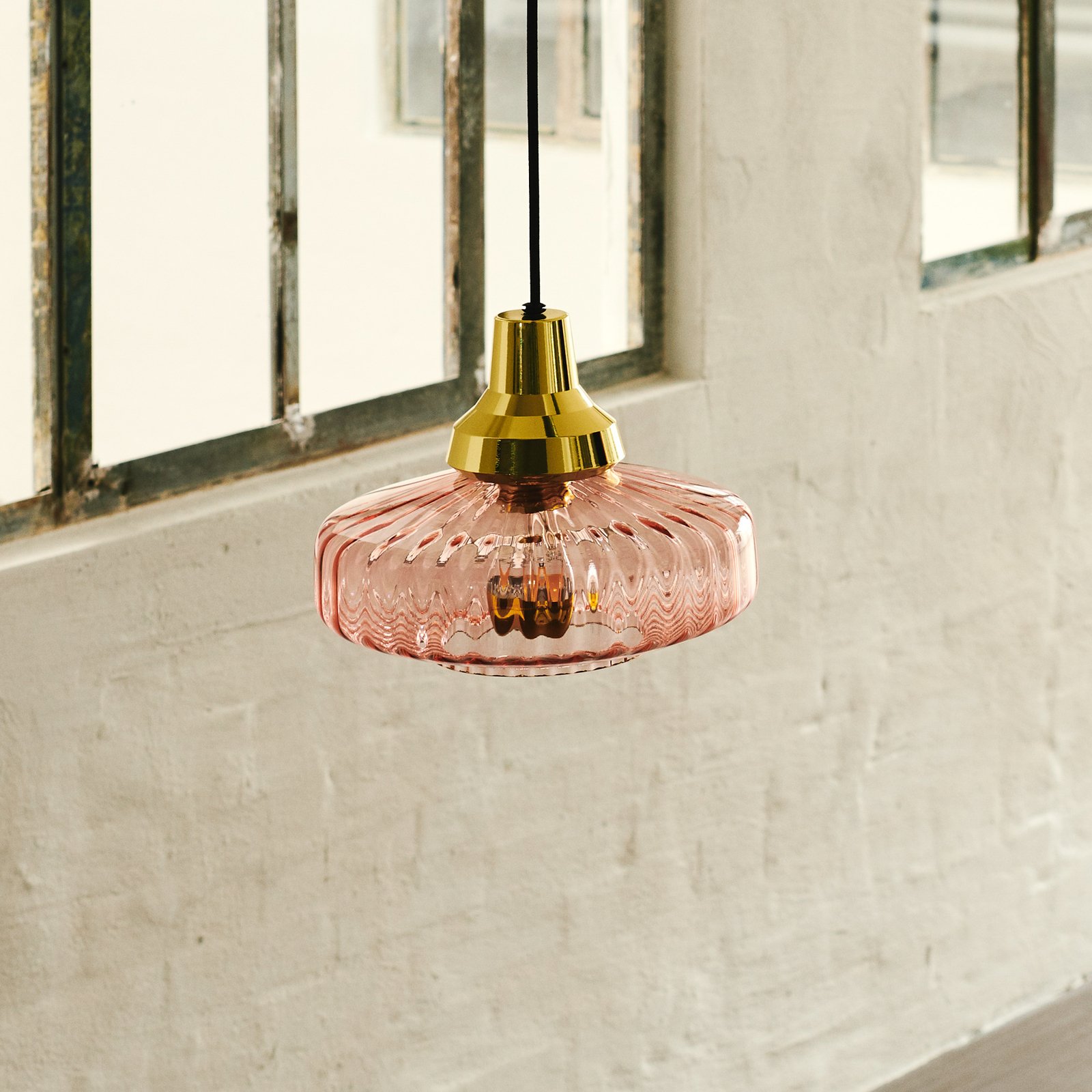 New Wave Optic Pendel Rose/Gold - Design By Us