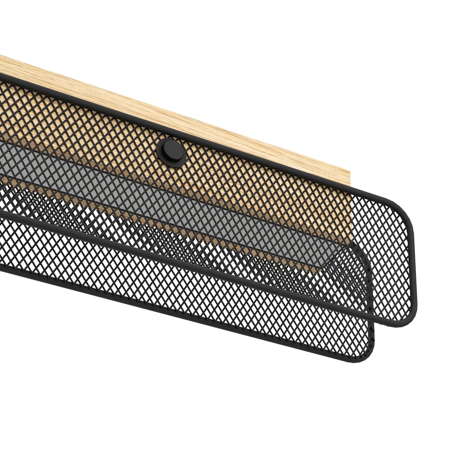 EGLO connect LED závěsné svítidlo Kokomo-Z, černá, dřevo, ocel