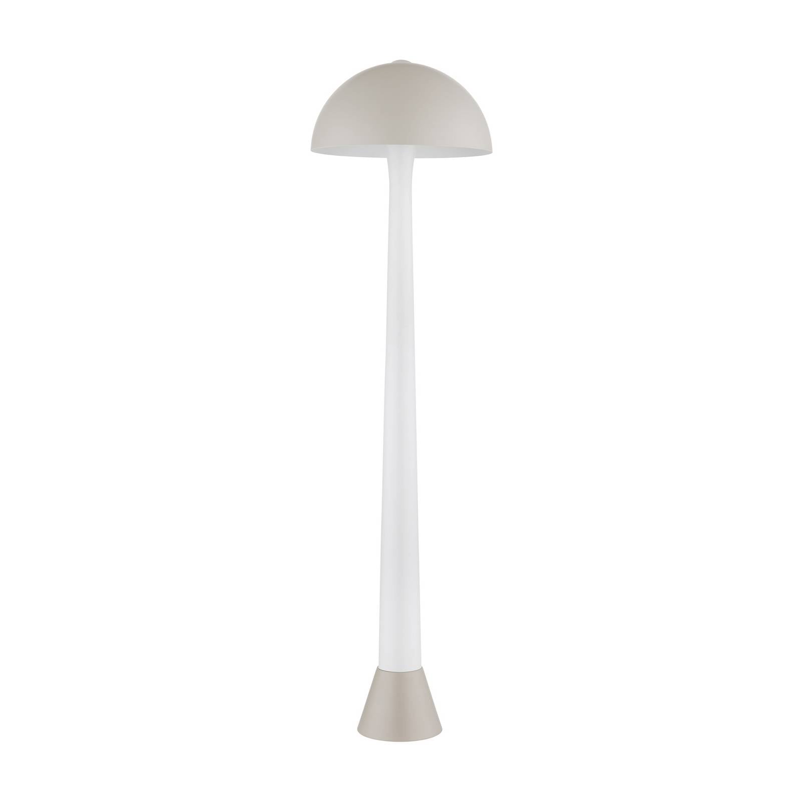 Stehleuchte Merlin, sand/weiß, Metall, 150 cm hoch, E27