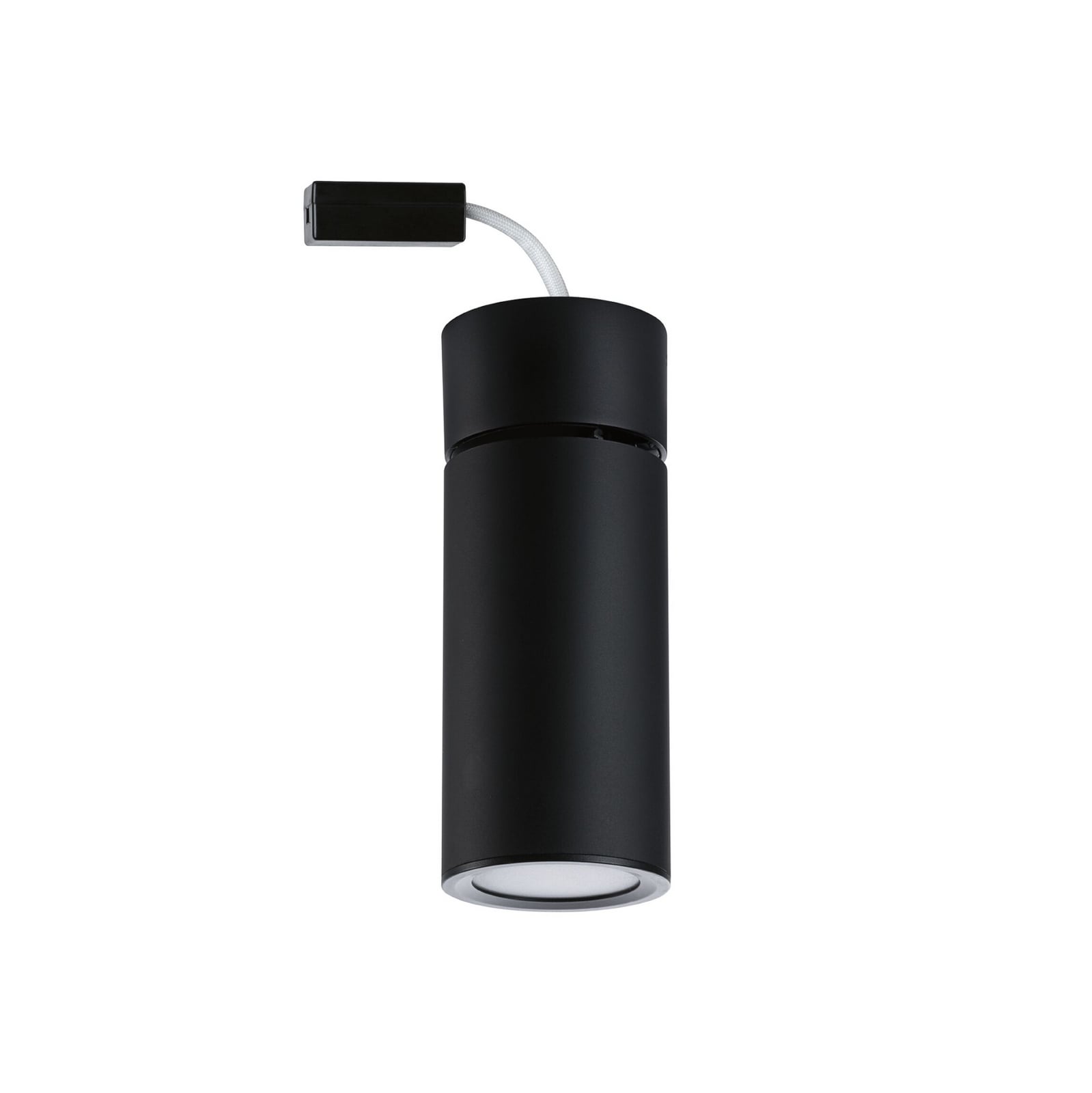 Plafoniera LED Paulmann Turnal Coin, metallo nero, 2.700 K