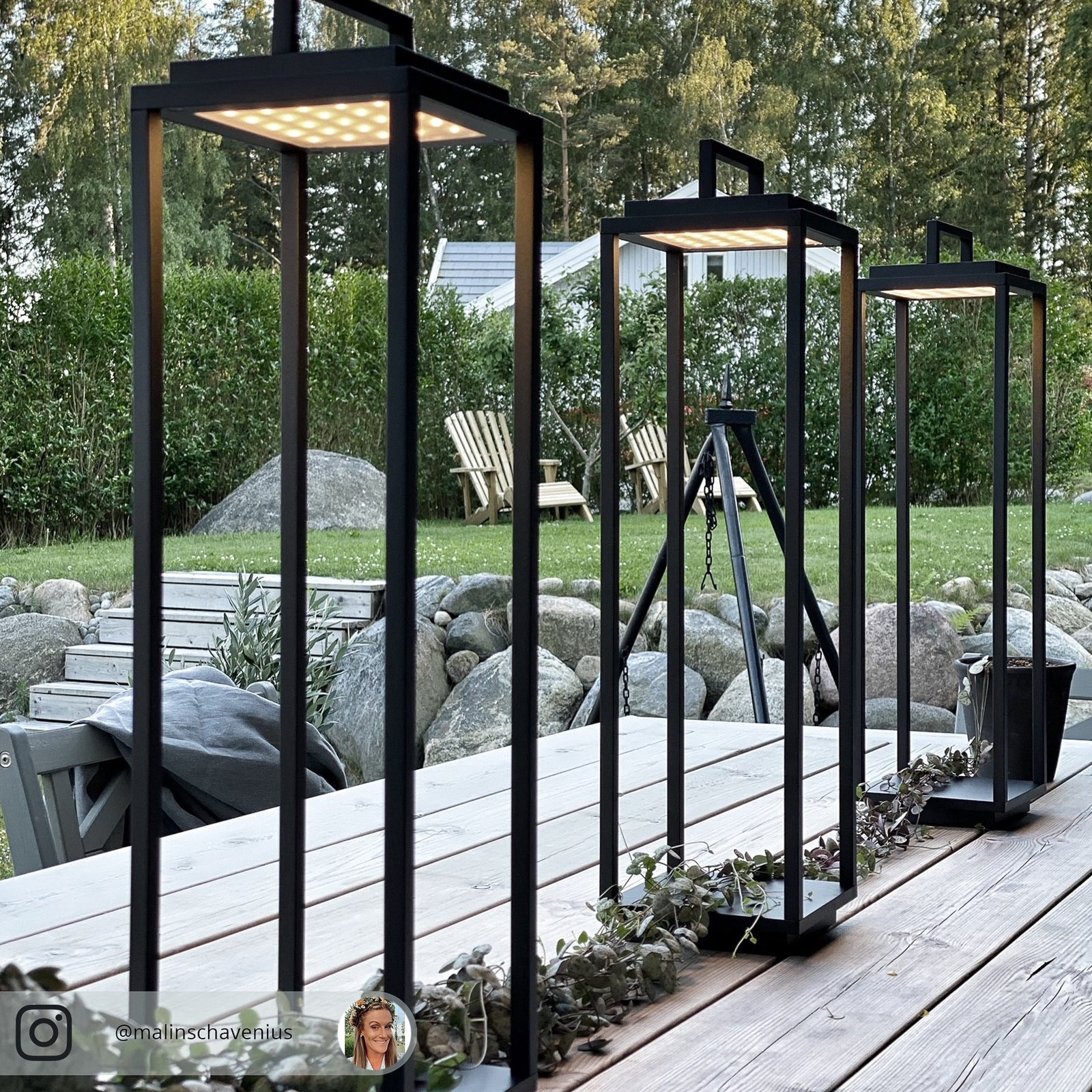 Elaja Portable Outdoor Lamp Black - Lucande