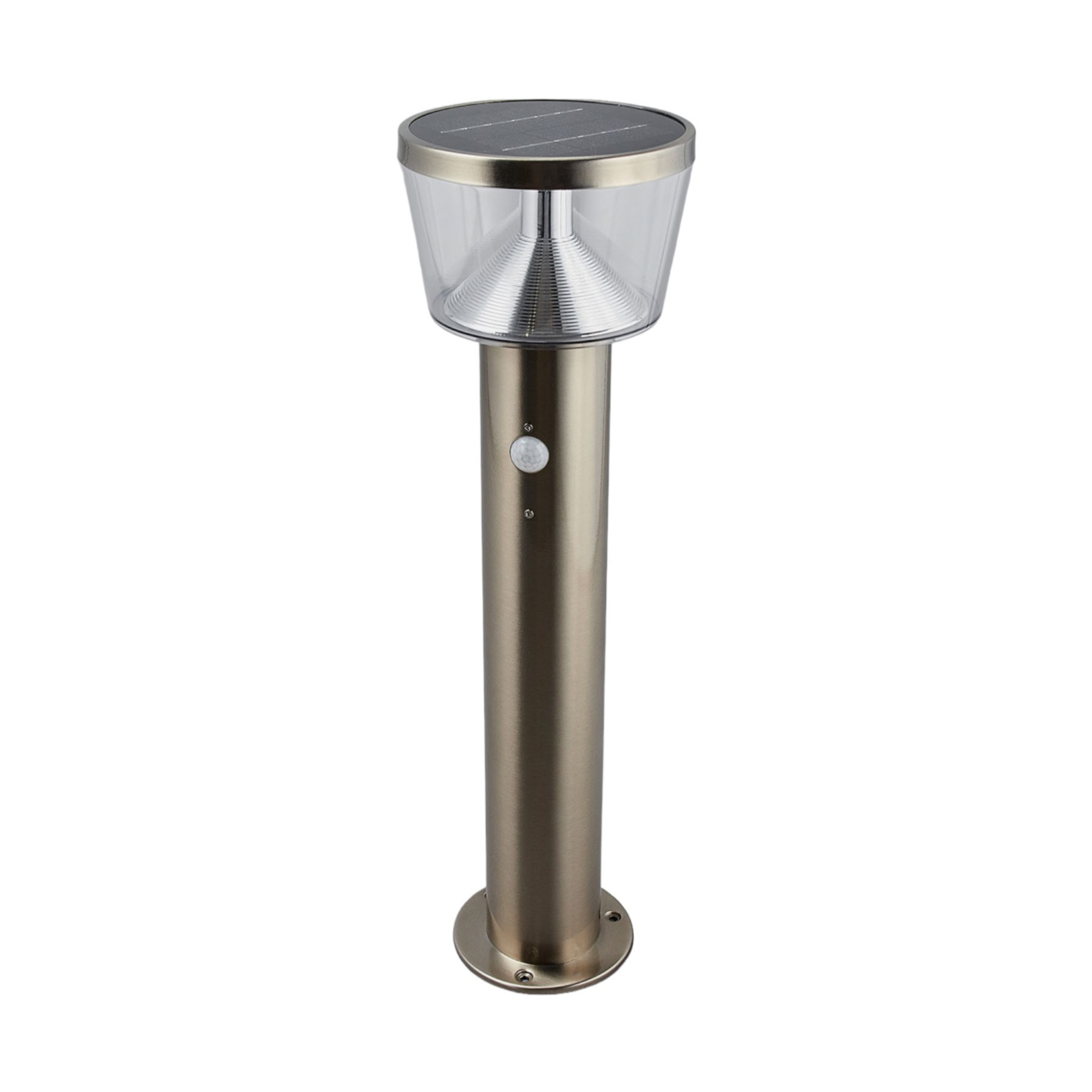 Antje LED Solar Cell Garden Lamp w/Sensor Stainless Steel - Lindby