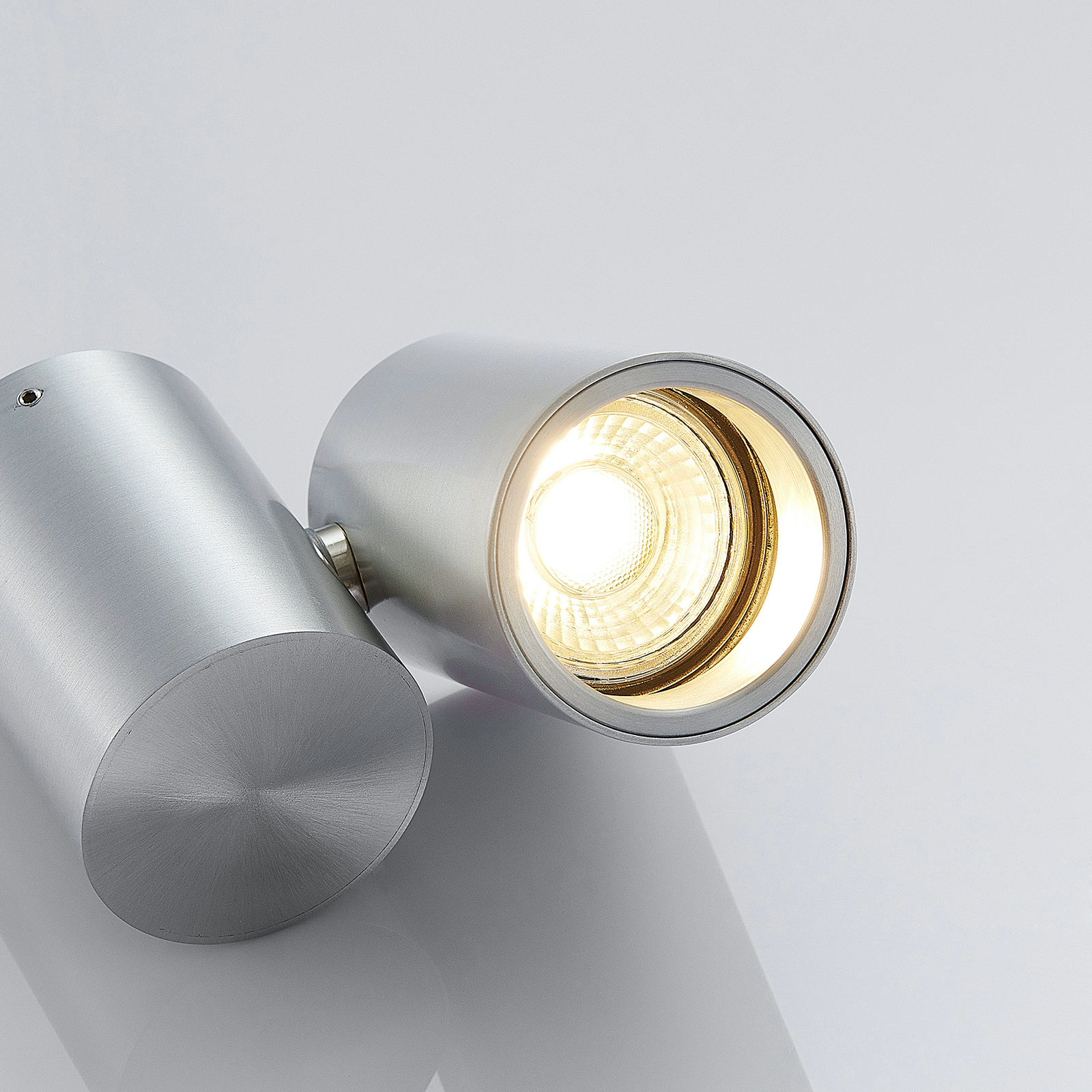 Loftlampe Gesina, en lyskilde, aluminium