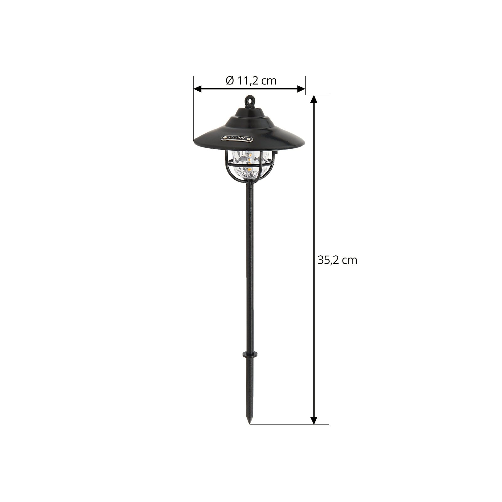 Ketil Portable Utendørslampe Svart - Lindby