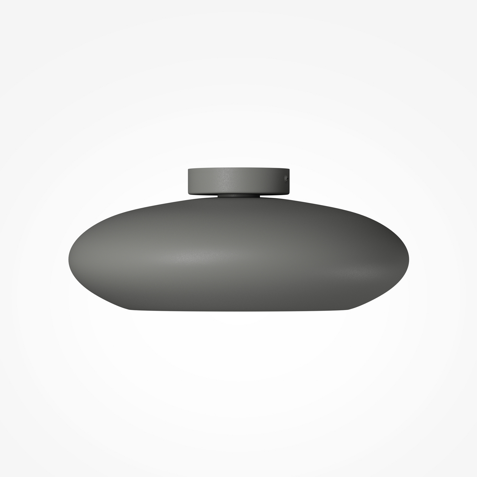 Aros LED mennyezeti világítás, sötét szürke, Ø 40 cm, fém, 3000 K