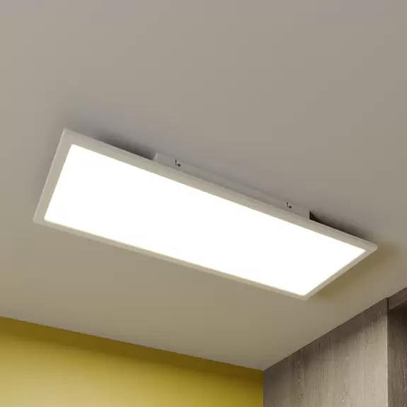 Lampenwelt Lindby Luay LED-Panel, 3000-6000K, 30 x 80 cm