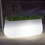 Newgarden bac à plantes solaire LED Camelia Large, batterie, 39,5 cm