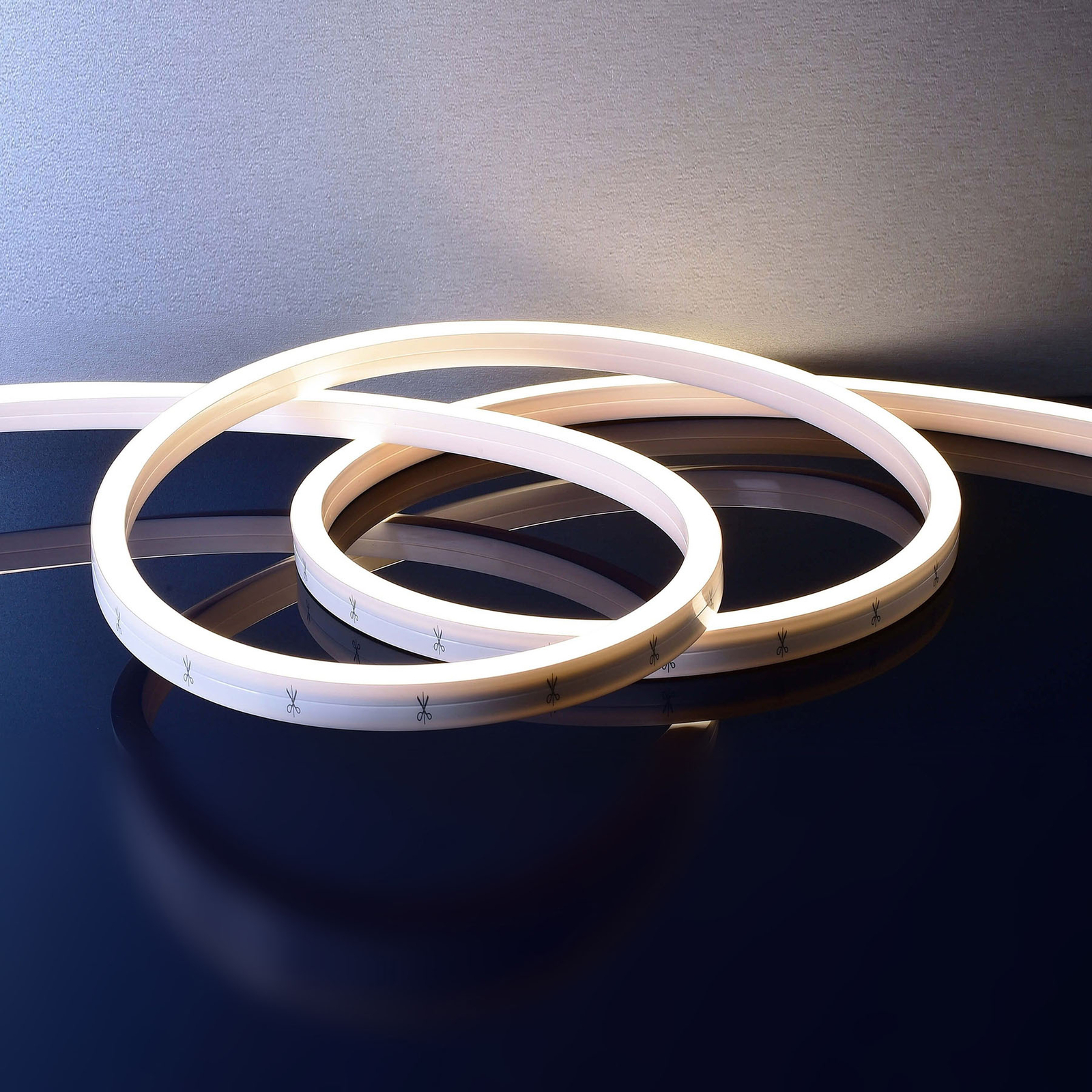 Deko-Light D Flex Line Side View LED strip 3,000 K IP68, plastic, energy efficiency: B, L: 500 cm, W: 2 cm, H: 1.2 cm