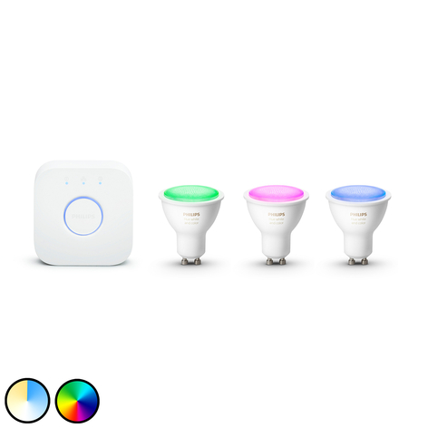 Philips Hue White & Color Ambiance GU10 startpakke