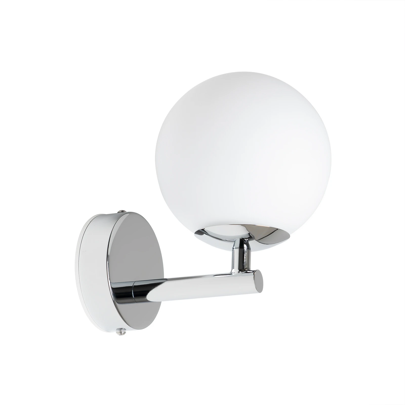 Arcchio Maviris applique bain LED, sphère, verre